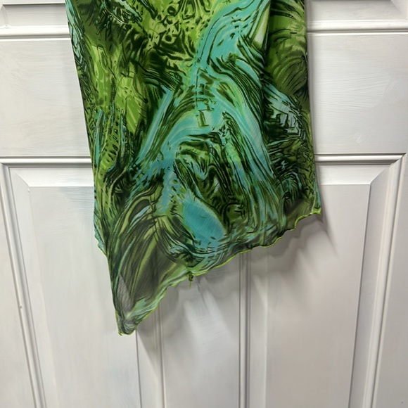 Size 8 green crocheted top sundress - Picture 4 of 6